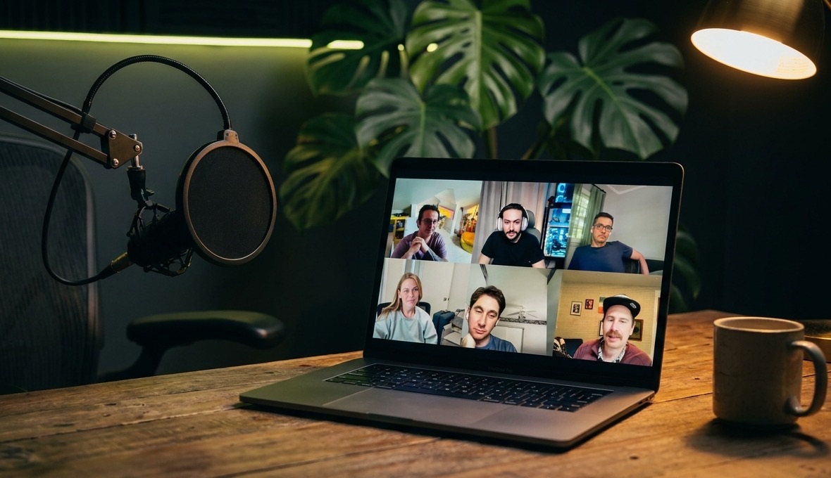 The Daily Yield — the whole team live on a video call